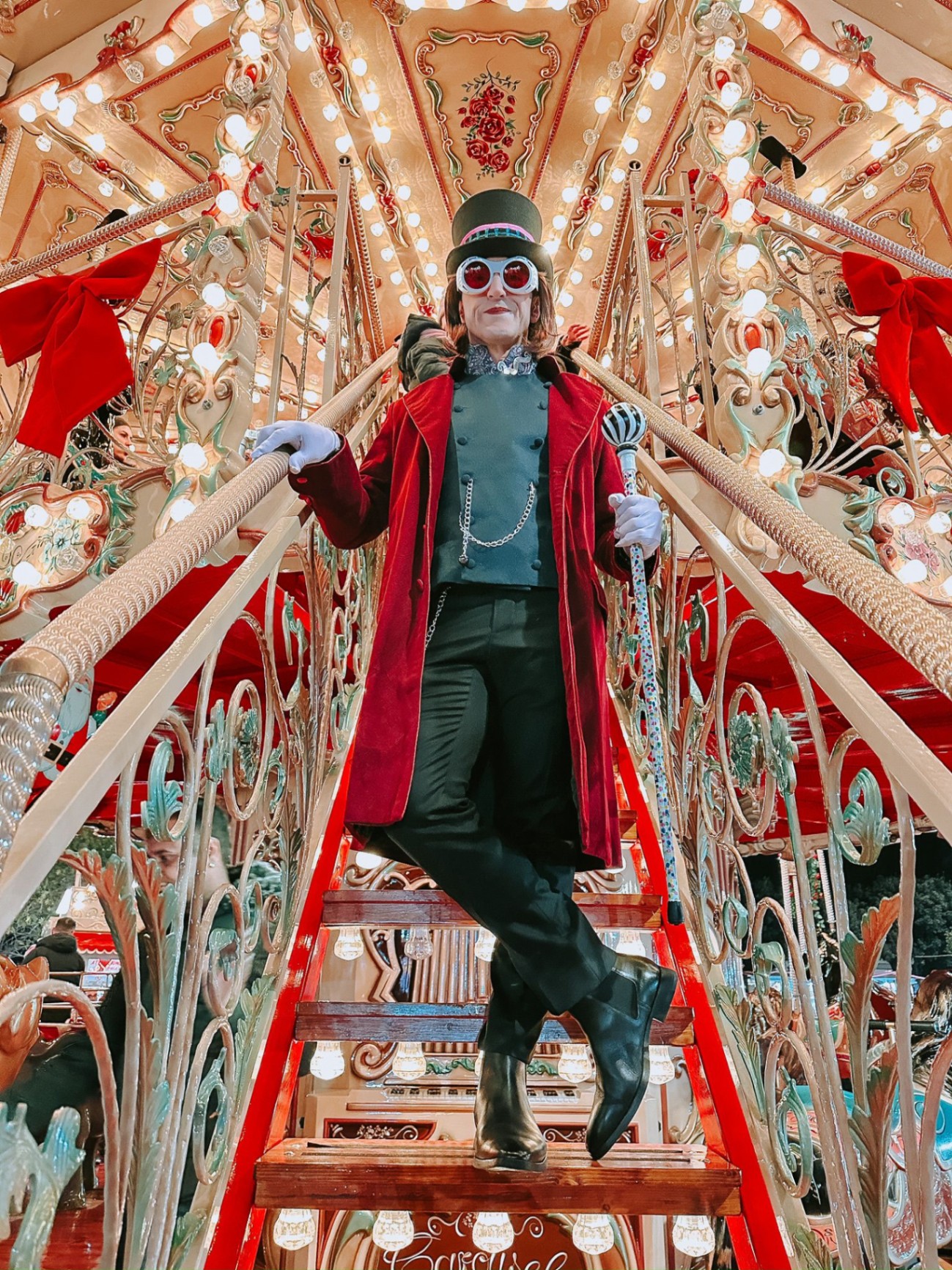 Zonno nei panni di Willy Wonka